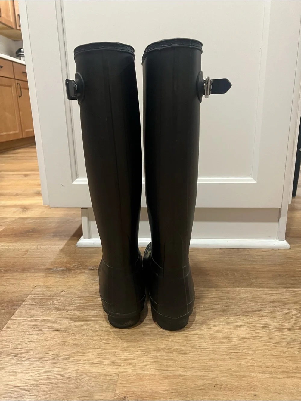 Hunter Matte Black Tall Rain Boots